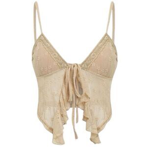 💥Sale💥Elegant Cream Lace Women Top